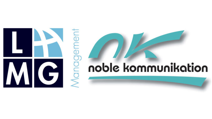 Logos LMG Management und noble kommunikation