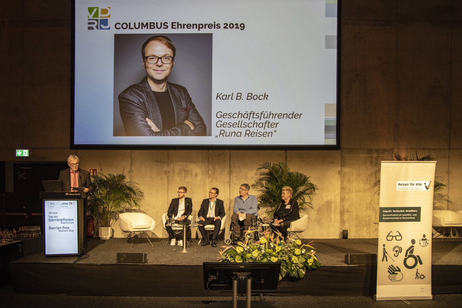 Verleihung VDRJ Columbus Ehrenpreis 2019; Foto: Holger Leue