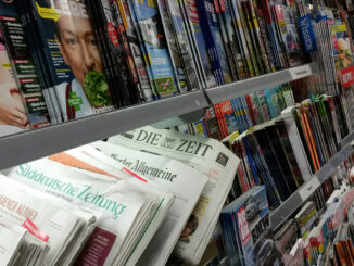 Zeitungen und Magazine am Kiosk; Foto: Sonja Sahmer